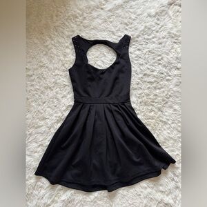 Poof Couture Black Backless Dress